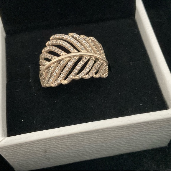 Pandora feathers ring size 50 - Picture 2 of 7